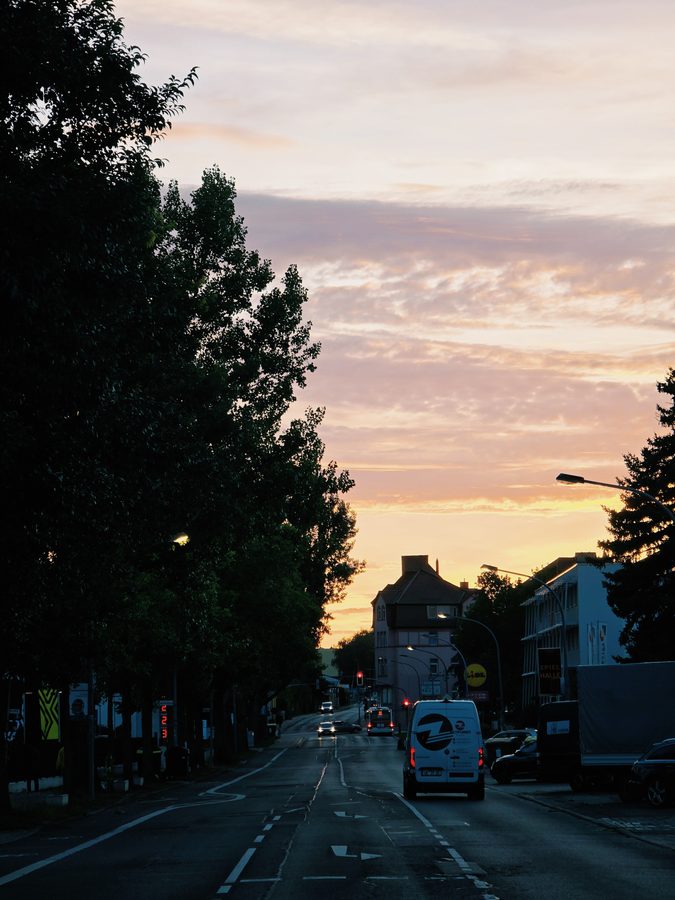 Evening road