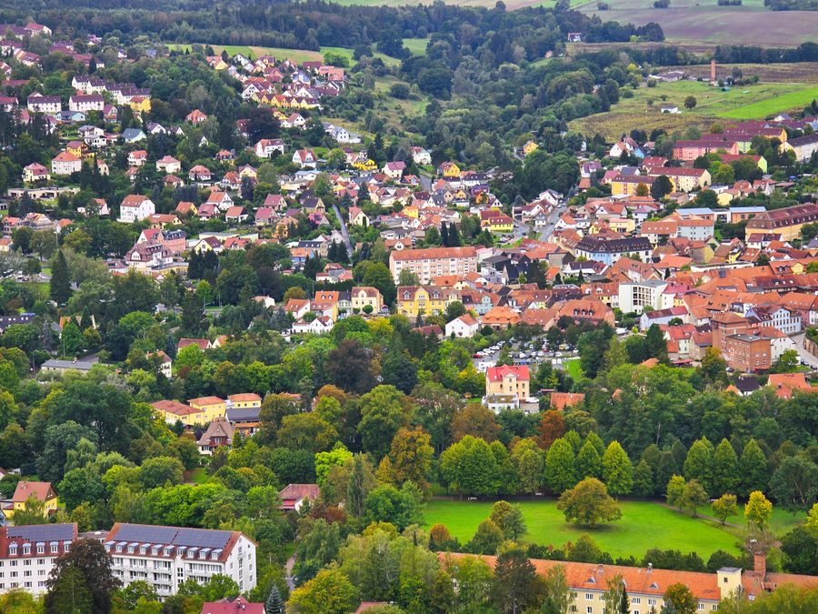 The view from the Bad Berka Hike with the chair of Data Science in Civil Engineering